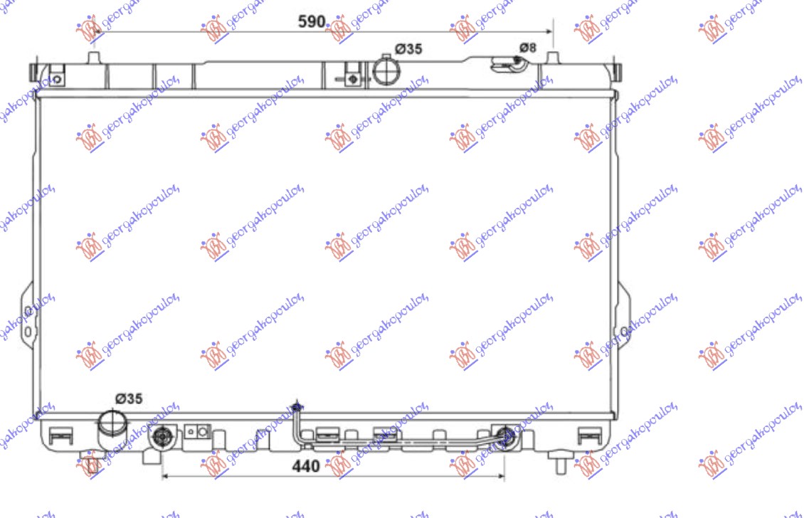 ΨΥΓΕΙΟ 2.0 CRDI +/- A/C ΑΥΤΟΜΑΤΟ (726x392)ΣΩΛΗΝΑΚΙ 8ΜΜ ΜΗΧΑΝΗ (NRF)