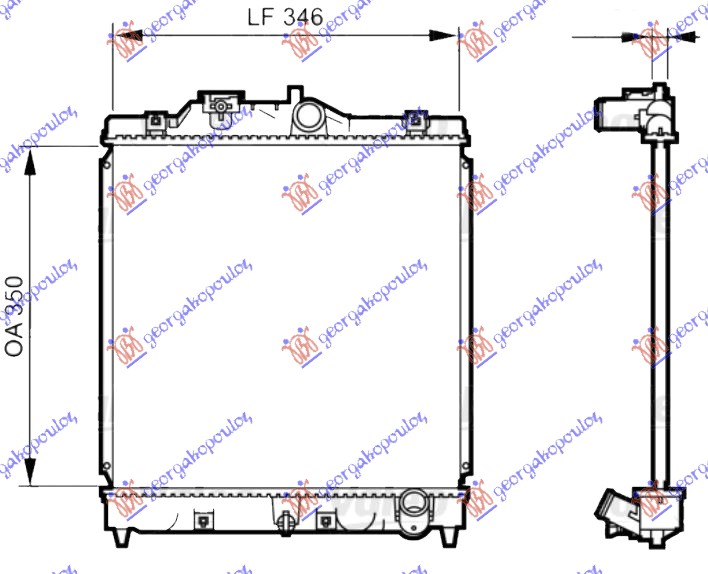 ΨΥΓΕΙΟ ΓΙΑ ΟΛΑ ΒΕΝΖΙΝΗ ΜΗΧΑΝΙΚΟ (350x350x16) (NRF)