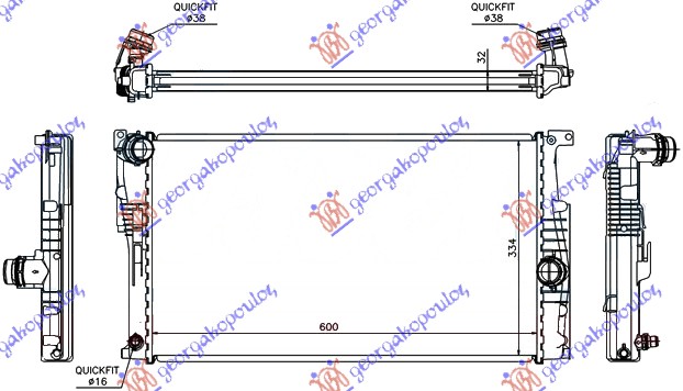 ΨΥΓΕΙΟ 1.6 (316i-320i)ΒΕΝΖΙΝΗ - 2.0 (316d-318d-320d-325d-330d) ΠΕΤΡΕΛΑΙΟ ΑΥΤΟΜΑΤΟ (600x334x32) (NRF)