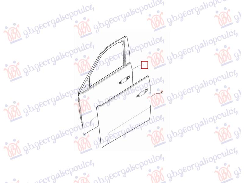 ΠΟΡΤΑ ΕΜΠΡΟΣ (Γ) ΔΕΞ