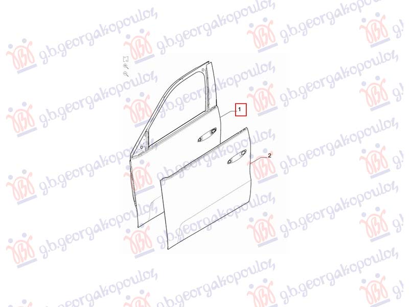 ΠΟΡΤΑ ΕΜΠΡΟΣ (Γ) ΑΡ