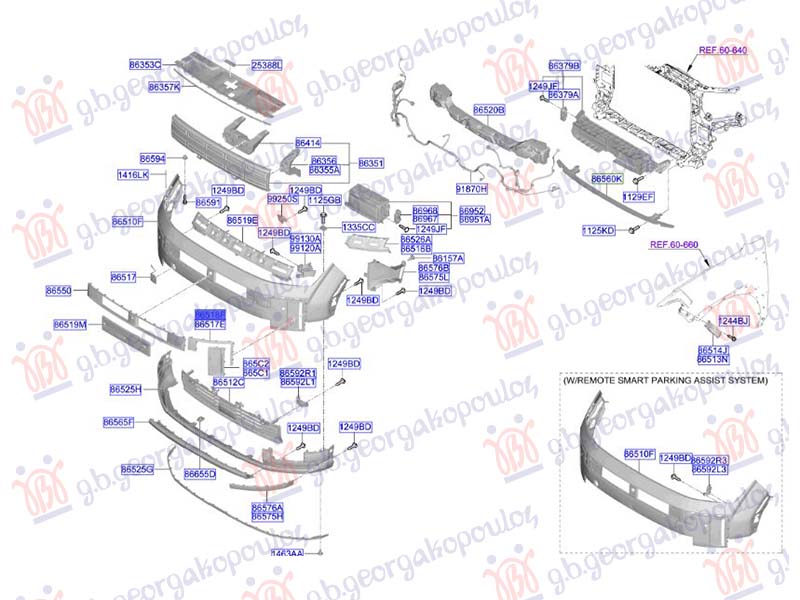 ΔΙΑΚΟΣΜΗΤΙΚΟ ΠΡΟΦΥΛΑΚΤΗΡΑ ΕΜΠΡΟΣ ΑΚΡΑΙΟ (Γ) ΔΕΞ