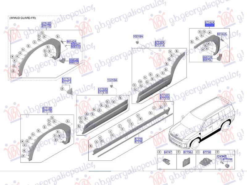 ΚΟΥΡΜΠΑ ΦΤΕΡΟΥ ΠΙΣΩ ΠΛΑΣΤΙΚΗ (Γ) ΑΡ