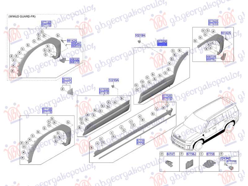 ΚΟΥΡΜΠΑ ΠΟΡΤΑΣ ΠΙΣΩ ΠΛΑΣΤΙΚΗ (Γ) ΑΡ