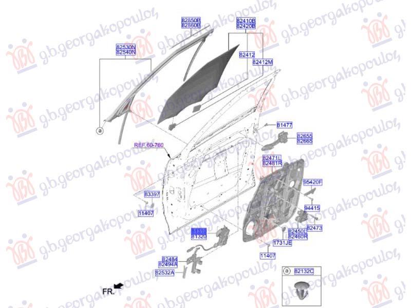ΚΛΕΙΔΑΡΙΑ ΠΟΡΤΑΣ ΕΜΠΡΟΣ (Γ) ΔΕΞ