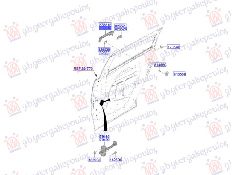 ΧΕΡΟΥΛΙ ΠΟΡΤΑΣ ΠΙΣΩ ΕΞΩ (Γ) ΔΕΞ