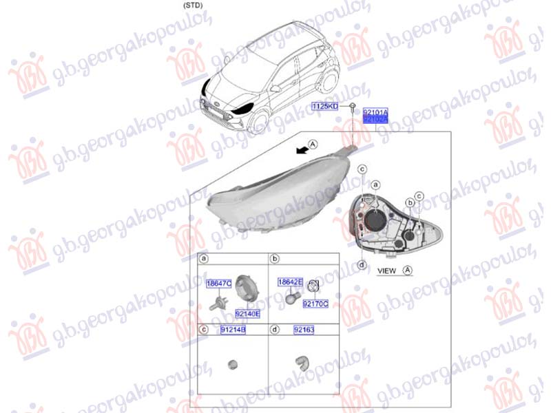 ΦΑΝΟΣ ΕΜΠΡΟΣ ΗΛΕΚΤΡΙΚΟΣ (Γ) ΔΕΞ