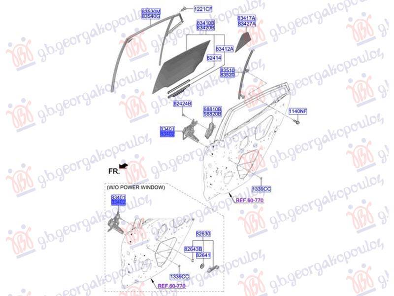 ΓΡΥΛΛΟΣ ΠΑΡΑΘΥΡΟΥ ΠΙΣΩ ΜΗΧΑΝΙΚΟΣ (Γ) ΔΕΞ