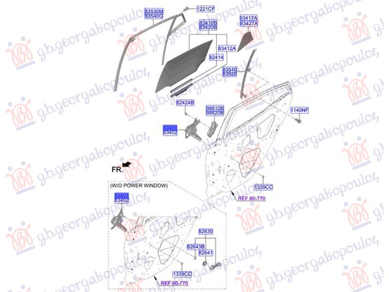 ΓΡΥΛΛΟΣ ΠΑΡΑΘΥΡΟΥ ΠΙΣΩ ΜΗΧΑΝΙΚΟΣ (Γ) ΑΡ