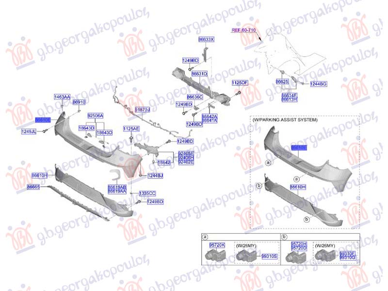 ΠΡΟΦΥΛΑΚΤΗΡΑΣ ΠΙΣΩ ΑΝΩ (ΜΕ 4 PDC) (Γ)