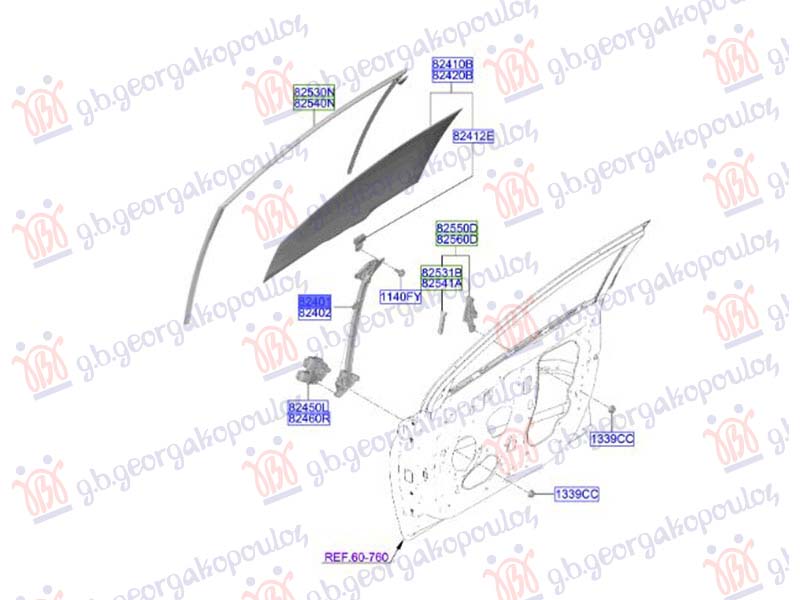 ΓΡΥΛΛΟΣ ΠΑΡΑΘΥΡΟΥ ΕΜΠΡΟΣ ΗΛΕΚΤΡΙΚΟΣ (ΧΩΡΙΣ ΜΟΤΕΡ) (Γ) ΑΡ
