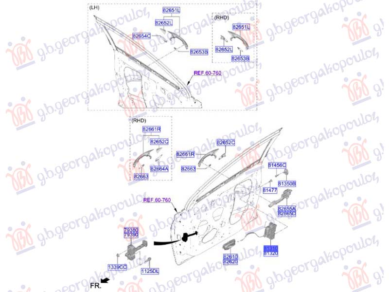 ΚΛΕΙΔΑΡΙΑ ΠΟΡΤΑΣ ΕΜΠΡΟΣ (Γ) ΑΡ