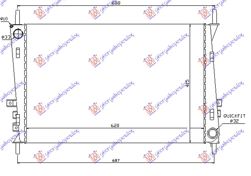 ΨΥΓΕΙΟ ΓΙΑ ΟΛΑ ΒΕΝΖΙΝΗ/ΠΕΤΡΕΛΑΙΟ (620x415x34) (NRF)