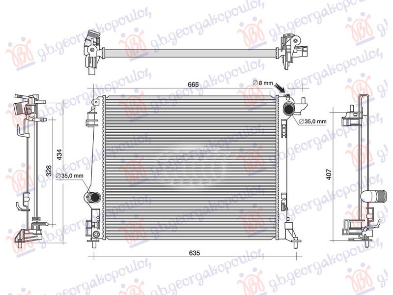 ΨΥΓΕΙΟ 1.8 PETROL +/- A/C ΜΗΧΑΝΙΚΟ/ΑΥΤΟΜΑΤΟ (540x430) (NISSENS)