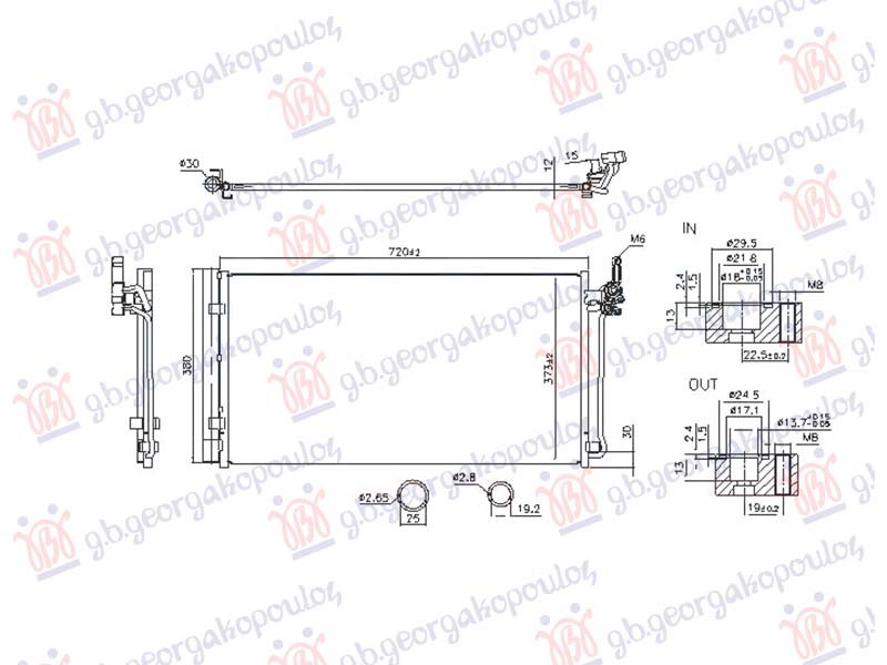 ΨΥΓΕΙΟ A/C 1.5 ΒΕΝΖΙΝΗ/ΥΒΡΙΔΙΚΟ (800x384) (MAHLE BEHR PREMIUM LINE)