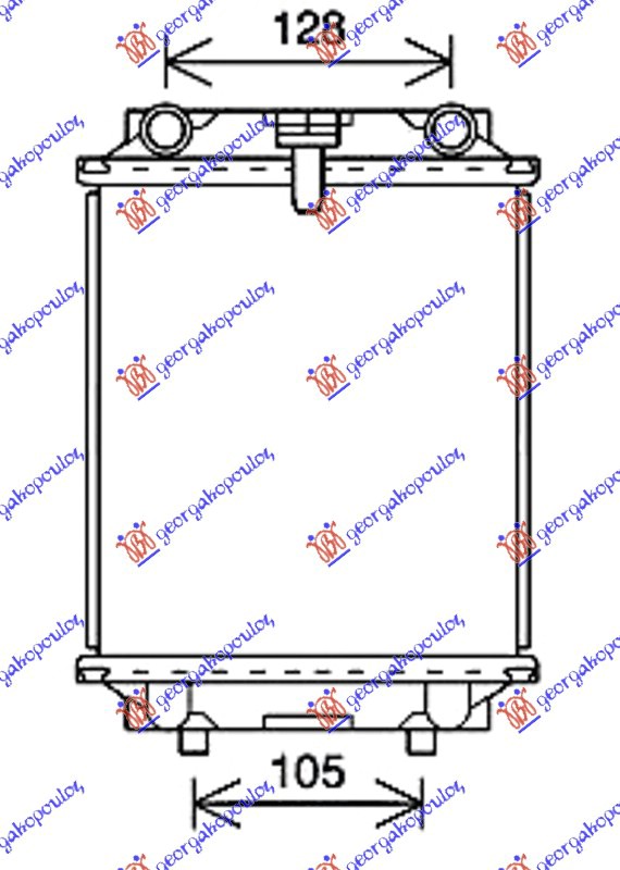 ΨΥΓΕΙΟ ΒΟΗΘΗΤΙΚΟ 2.0 TSiΒΕΝΖΙΝΗ (215x190x26) (VALEO) ΑΡ
