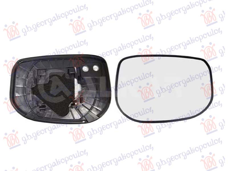 ΚΡΥΣΤΑΛΛΟ ΚΑΘΡΕΦΤΗ ΘΕΡΜΑΙΝΟΜΕΝΟ (2 PIN) (CONVEX GLASS) ΔΕΞ