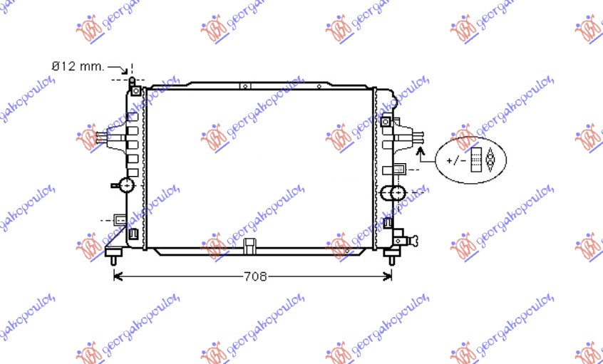 ΨΥΓΕΙΟ 1.6i TURBO BENZINH +/- A/C (600x370) (NRF)