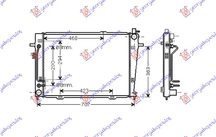 ΨΥΓΕΙΟ 2.0 ΠΕΤΡΕΛΑΙΟ CRDi ΑΥΤΟΜΑΤΟ (640x455x18) (NRF)