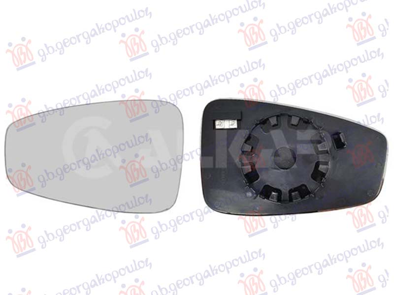 ΚΡΥΣΤΑΛΛΟ ΚΑΘΡΕΦΤΗ ΘΕΡΜΑΙΝΟΜΕΝΟ (CONVEX GLASS) (2 PIN) ΑΡ