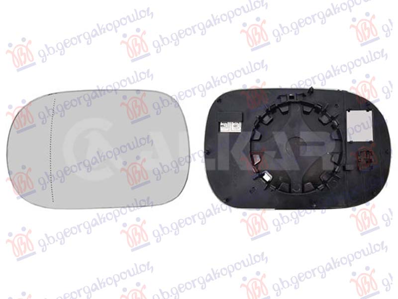 ΚΡΥΣΤΑΛΛΟ ΚΑΘΡΕΦΤΗ ΘΕΡΜΑΙΝΟΜΕΝΟ (2 PIN) (ASPHERICAL GLASS) ΑΡ
