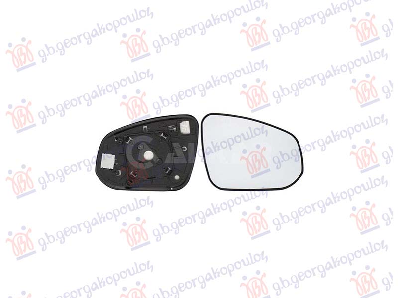 ΚΡΥΣΤΑΛΛΟ ΚΑΘΡΕΦΤΗ ΘΕΡΜΑΙΝΟΜΕΝΟ (2 PIN) (CONVEX GLASS) ΑΡ