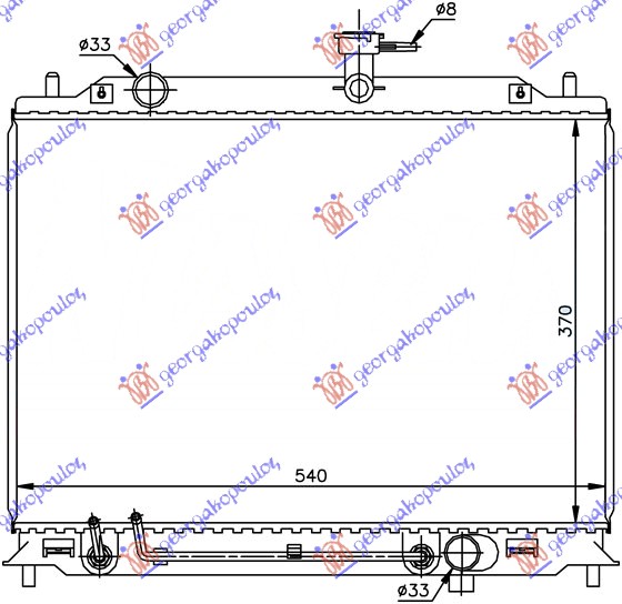 ΨΥΓΕΙΟ 1.5 ΠΕΤΡΕΛΑΙΟ CRDi +/- AC (370x540) (NRF)