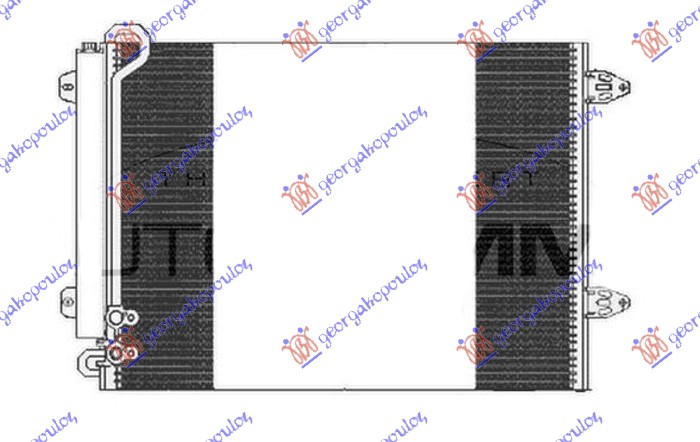 ΨΥΓΕΙΟ A/C 1.6 16v/FSi-2.0 FSi ΒΕΝΖΙΝΗ - 1.6-1.9-2.0 TDi ΠΕΤΡΕΛΑΙΟ (570x430x16) (NRF)