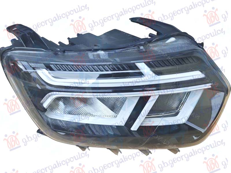ΦΑΝΟΣ ΕΜΠΡΟΣ LED (H1/LED) (ΜΕ ΛΕΥΚΟ ΔΙΑΚΟΣΜΗΤΙΚΟ) (ΑΝΑΝΕΩΜΕΝΟ ΣΗΜΑ ΜΑΣΚΑΣ) (Ε) ΔΕΞ