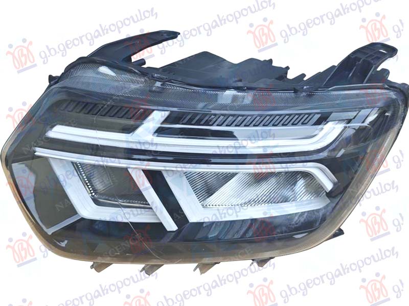 ΦΑΝΟΣ ΕΜΠΡΟΣ LED (H1/LED) (ΜΕ ΛΕΥΚΟ ΔΙΑΚΟΣΜΗΤΙΚΟ) (ΑΝΑΝΕΩΜΕΝΟ ΣΗΜΑ ΜΑΣΚΑΣ) (Ε) ΑΡ