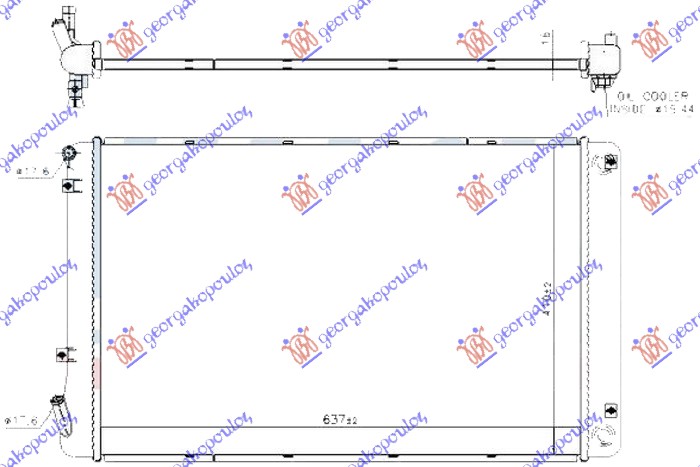ΨΥΓΕΙΟ ΒΟΗΘΗΤΙΚΟ 1.6 ΒΕΝΖΙΝΗ/ΥΒΡΙΔΙΚΟ (640x410x16) (NRF)