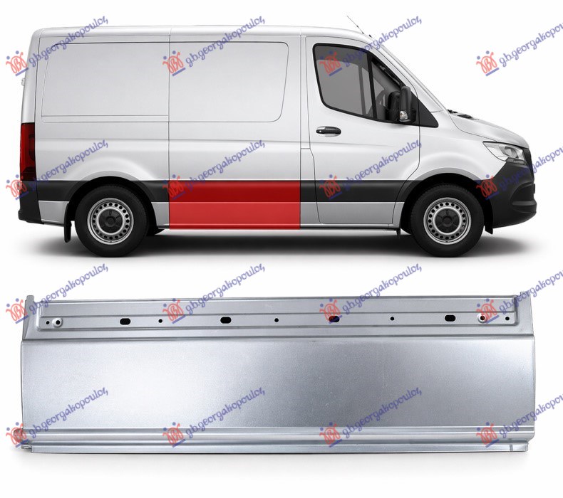 ΦΥΛΛΟ ΛΑΜΑΡΙΝΑ ΠΛΑΙΝΟΥ ΚΑΤΩ (3250 mm) (40 cm) ΔΕΞ