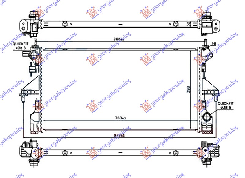 ΨΥΓΕΙΟ 2.0 BlueHDi ΠΕΤΡΕΛΑΙΟ ΜΗΧΑΝΙΚΟ (780x390x32) (NRF)