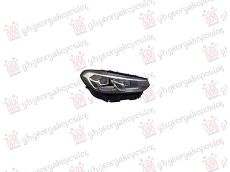 ΦΑΝΟΣ ΕΜΠΡΟΣ FULL LED ΧΡΩΜΙΟ (TYC) ΔΕΞ