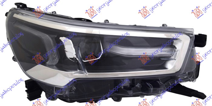 ΦΑΝΟΣ ΕΜΠΡΟΣ FULL LED ΧΡΩΜΙΟ (E) (DEPO) ΔΕΞ