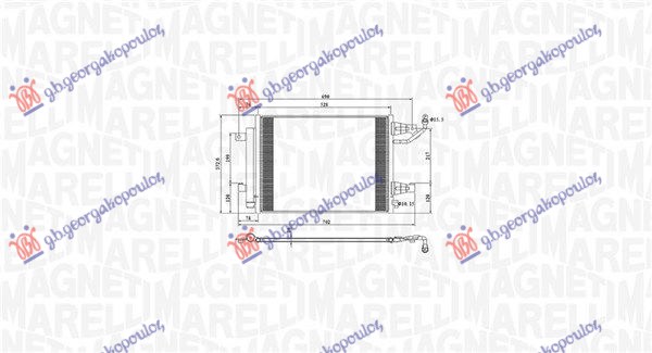ΨΥΓΕΙΟ A/C (520x375) (ΟΛΑ ΤΑ ΜΟΝΤΕΛΑ) (MARELLI) - Image 2
