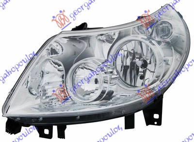 ΦΑΝΟΣ ΕΜΠΡΟΣ ΗΛΕΚΤΡΙΚΟΣ (H7/H1/PY21W/W5W) -2011 (Ε) (ΤΟΥΡΚΙΑ) ΑΡ