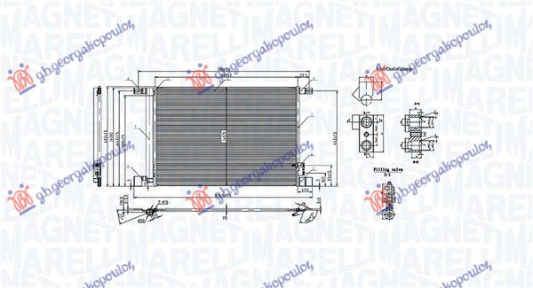 ΨΥΓΕΙΟ A/C 2.0-3.0 TFSI/3.0 TDI (676x444x12) (MARELLI) - Image 2